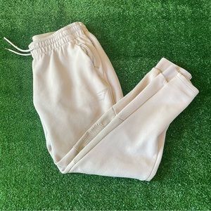 Cream Gymshark sweatpants